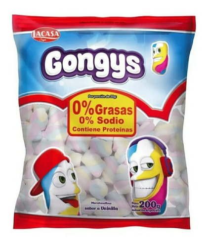 Malvaviscos Marshmallow Gongys X 200 G.