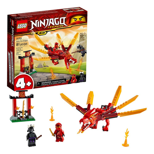 Lego Ninjago Legacy Kais Fire Dragon 71701 Kit De Construcci
