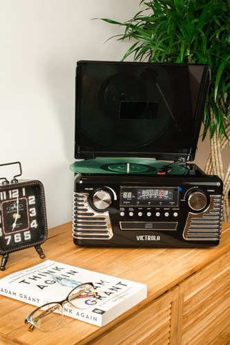 Imagen 9 de 9 de Victrola Tocadiscos Multifuncional 6-in-1, The Retro 50´s