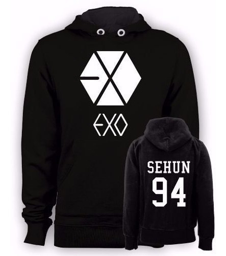 Blusa Canguru Kpop Exo Sehun 94 Koreana Integrantes Envio Hj