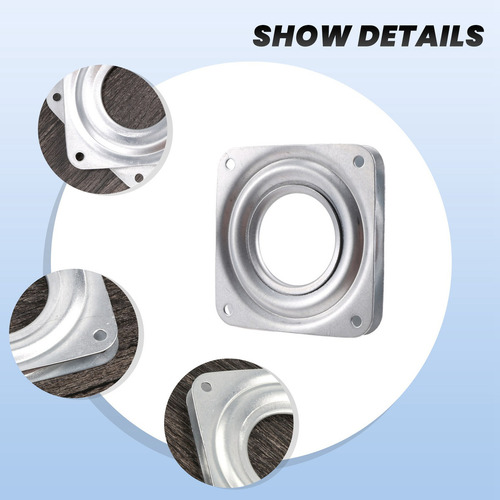 Placa Giratoria De Metal E8lazy Susan Bearing, 72 X 72 X 9 M