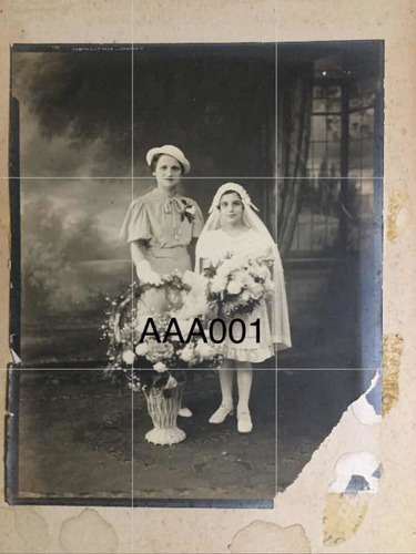 Antigua Foto S.19. Papel Plata Kodak. Portarretrato (Usado)