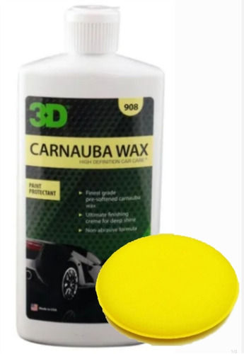 Carnauba Wax Cera 3d, Tratamiento Acrilico 