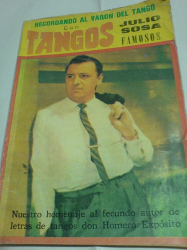 Julio Sosa El Varon Del Tango-tangos Famosos-cancionero-unic