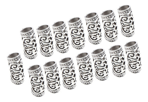 35 Pçs / Lote Dread Lock Beads Anéis De Cabelo Ajustável