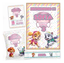 Comprar Paw Patrol Skye Y Everest Kit Imprimible Personalizado