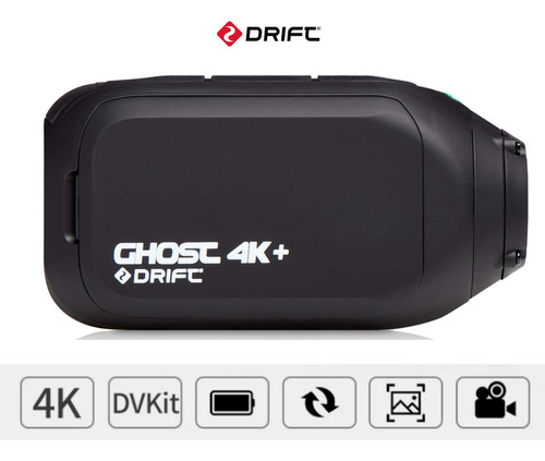Drift Ghost 4k+ Cámara De Acción Para Motocicleta Con Micrófono Externo, Modo Dvr, Modo De Clonación, Etiquetado De Vídeo, Wifi