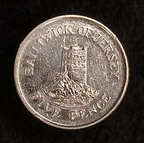 Jersey 5 Pence 2006 Exc Km 105 Torre Seymour