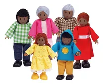 Comprar Familia De Casas De Muñecas De Madera Afroamericana Hape, Pe