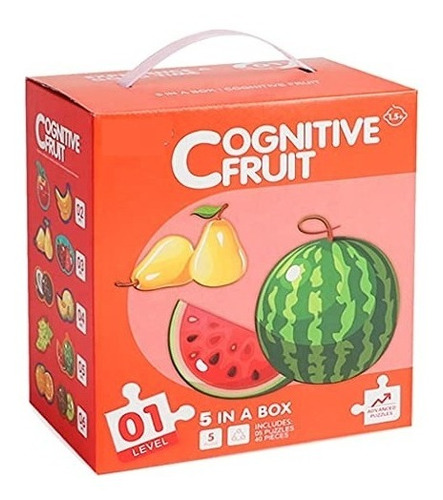 Puzzle 5 En 1 Frutas Gigantes  - Kylwin - Dgl Games