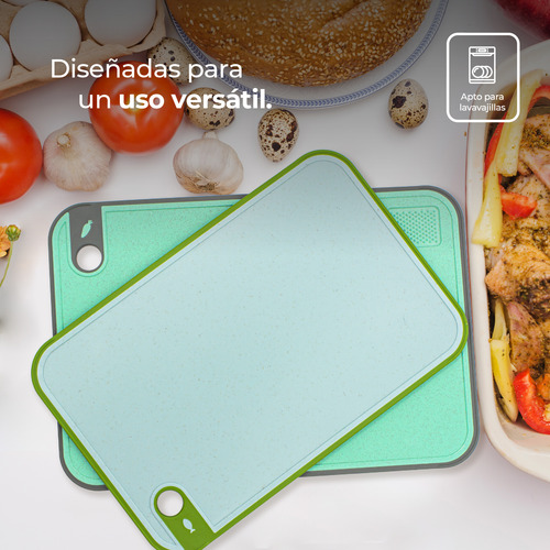 Set De 2 Tablas De Cocina Para Picar