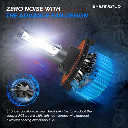 28000lm Kit De Focos Led 9008 H13 Luz Alta Y Baja Para Ford