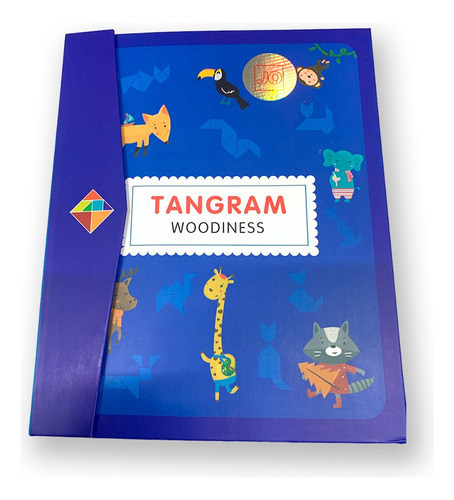 Tangram Magnético Rompecabezas Didáctico + Libro 96 Figuras