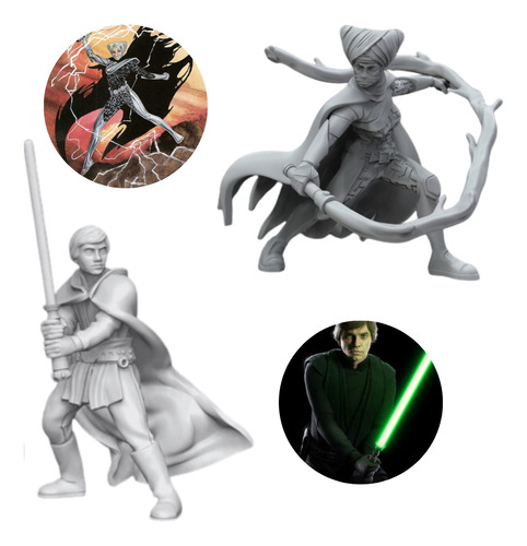 12 Mini Figuras Star Wars Dark Empire Heir To The Empire