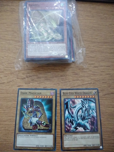 50 Cartas Inglés Mago Oscuro Blue Eyes White Dragon Yugioh (Usado)