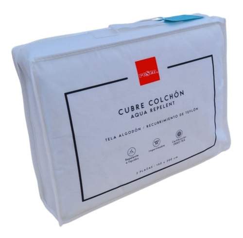 Imagen 2 de 5 de Protector Colchón Impermeable Rosen 2 Plazas Mirafale