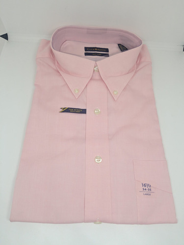 * Camisa Hombre Talla L 16 1/2, 34/35 Club Room Melon