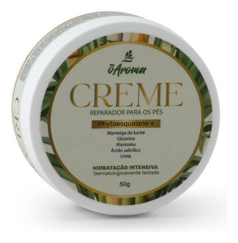 Creme Para Os Pés Reparador Hidratação Profunda Com Ureia