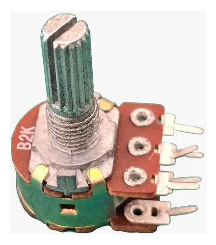 comprar 2x Potenciometro 2kb 16mm L20 Linear Duplo 6 Terminais