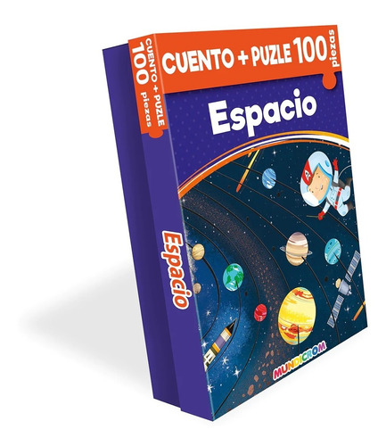 Libro Infantil Cuento Espacio + Puzle 100 Piezas Mundicrom