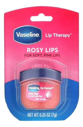 Vaseline Mini Bálsamo Labial Hidratante Rosy - 7g