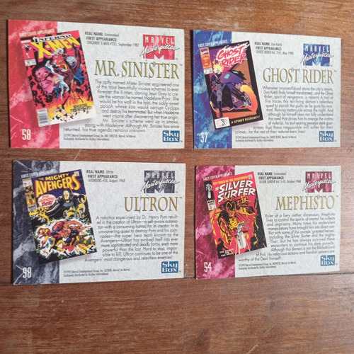 Lote Trading Cards Marvel (Usado)