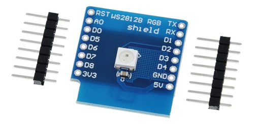 Rgb Led Shield Ws2812b Para Wemos D1 Mini