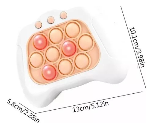 Pop It Sensory Quick-push Maquina De Juegos Luces Sonidos