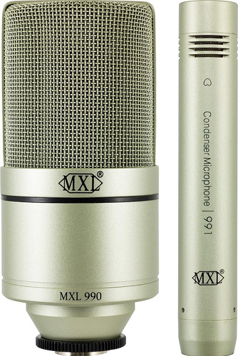 Mxl 990\/991 Paquete De Micrófono De Condensador De Diafragm