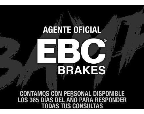Imagen 4 de 4 de Pastilla Freno Ebc Bmw Gs 1200 Adventure Fa363 Hh Bamp Group