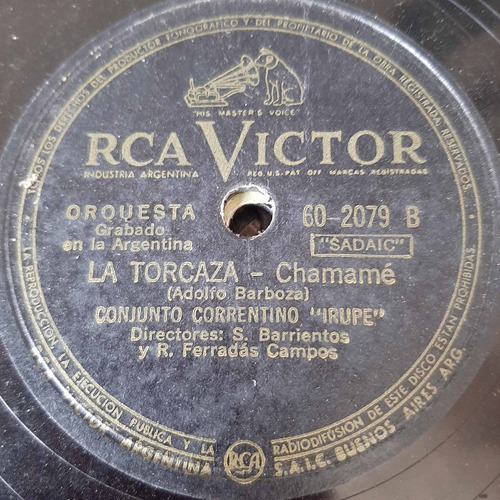 Pasta Conjunto Correntino Irupe Rca Victor C447