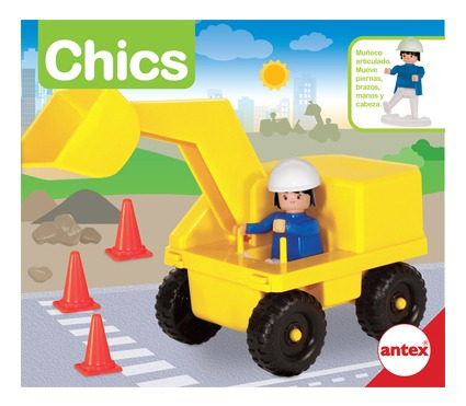 Antex Chics Grúa + Muñeco Simil Playmobil