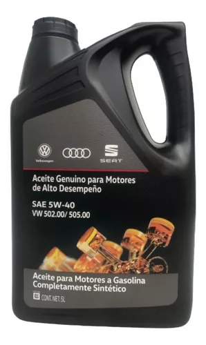 Garrafa Aceite Sintético 5w40 Gasolina Grupo Vw Seat Audi