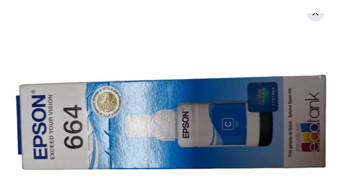 Botella Tinta Epson Original 70ml.  T644 L200 L210 L355 L395