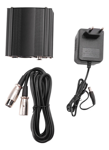 Para Fuente De Micrófono Phantom Power Bm 800 De 48 V Con Ad