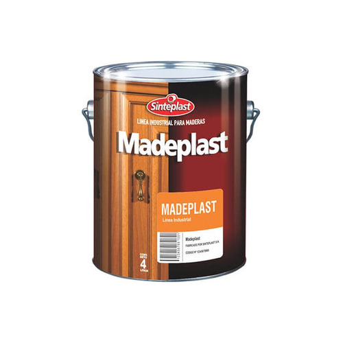 Imagen 3 de 5 de Sellador Nitrocelulosico Madera Madeplast 4l Sinteplast Mm