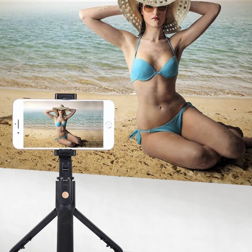 Imagen 9 de 9 de Soporte Tripode Celular Universal Selfies Stick Tripie Flash