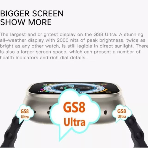 Smartwatch Gs8 Ultra Serie 8