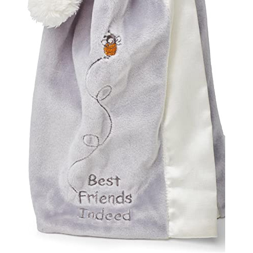 Buddy Blanket, Manta De Peluche De Conejito Y Bebé, Blanca
