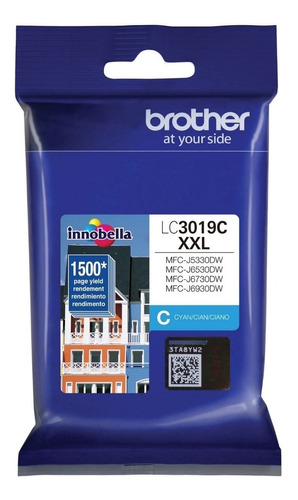 Cartucho Brother Lc3019c Xxl Cyan Original J6370 5330