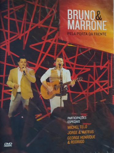 Bruno E Marrone Pela Porta Da Frente Dvd Original Lacrado