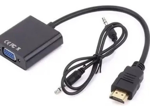 Convertidor Hdmi A Vga Audio Adaptador Monitor Xbox Ps3 Tv