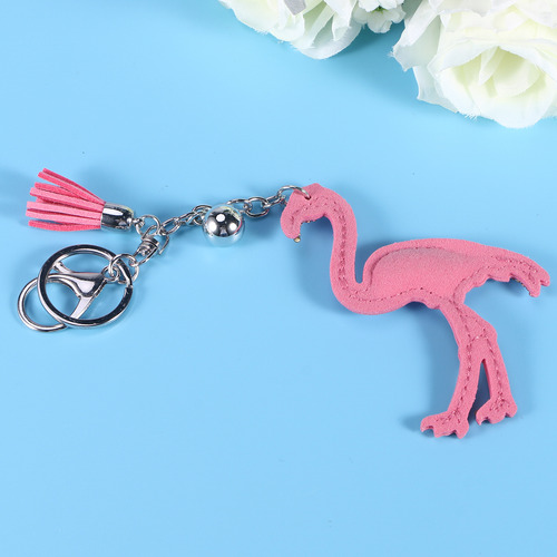 Llavero De Bricolaje Con Diseño De Perlas De Flamenco Con Bo