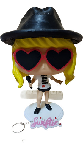 Muñeco Adorno Taylor Swift + Llavero Impreso3d Pintado 20 Cm