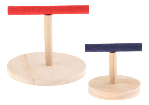 2 Piezas Soporte Para Loros De Entrenamiento Perchas Para