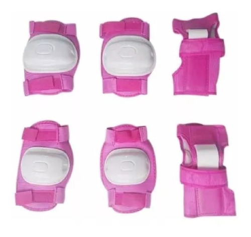 Kit De Proteccion De Patinaje Para Niña Rosado