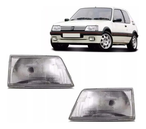 Óptica Peugeot 205 91/92/93/94/95/96/97/98/99 Derecha