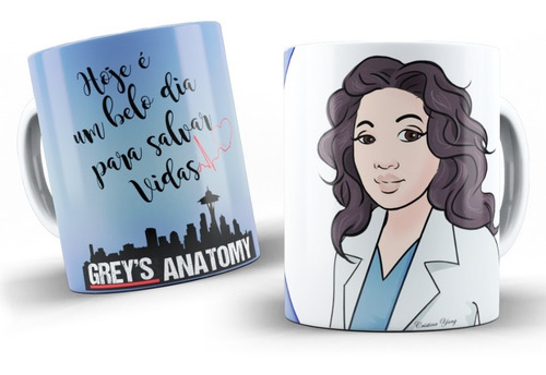 Imagem 9 de 10 de Canecas Personalizadas Greys Anatomy !!!!