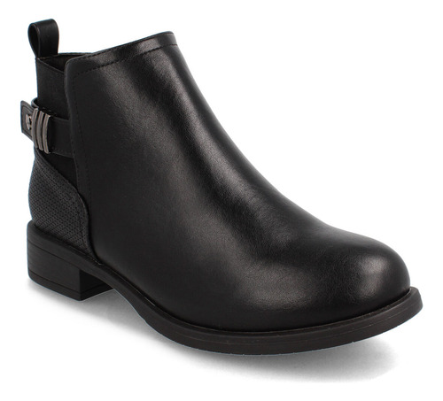 Botín Mujer Bata Comfit Qincy Negro