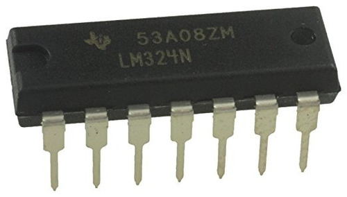 Texas Instruments Lm324n Lm324 Dip14 Dip14 Amplificador Oper